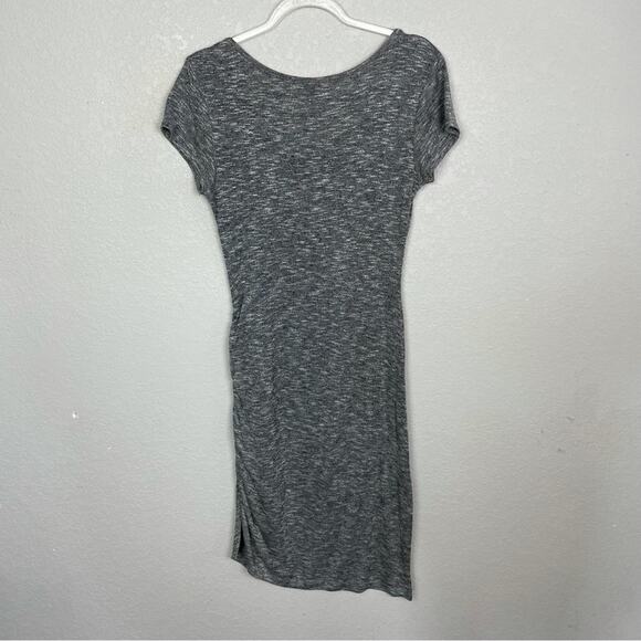 MOSSIMO Gray & Black Heathered Dress w/Gathering on One Side Size M - Picture 6 of 6